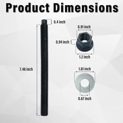 TXRXIZ LS Harmonic Balancer Installation Tool Compatible with Crank Pulley Installer 1997-UP GM V8 LS1 LS2 LS3 LS4 LSX LSA LS6 LQ4 LQ9 Engines 551141