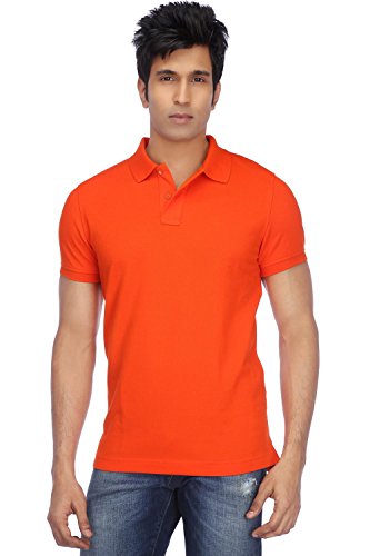 Concepts Men's Slim Fit Polos (TSHT_ORANGE_XXL_Orange_44) Concepts Men's Slim Fit Polos (TSHT_ORANGE_XXL_Orange_44)