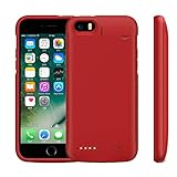 【Zusätzliche 120% Akkulaufzeit Ihres Telefons hinzufügen】: Dieses Akkufach für das iPhone 5S / SE / 5 mit integriertem 4500-mAh-Li-Polymer-Akku. Das Backup-Gehäuse mit großer Kapazität verlängert Ihr Akku um 120%. Ideale Wahl für Reisen und Arbeiten.