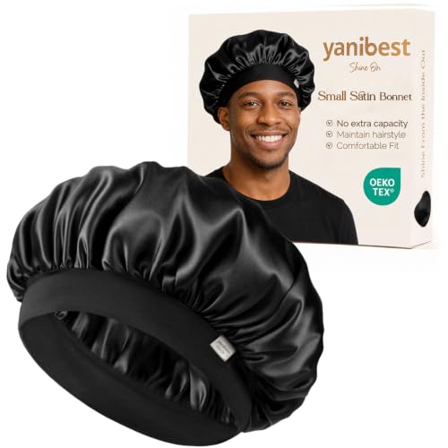 Small Satin Bonnet for Short Hair