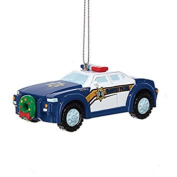 Kurt Adler Tonka Police Car Christmas Ornament