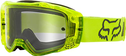 Fox Vue Mach One Goggle Yellow OS avec écran antibuée haute résistance