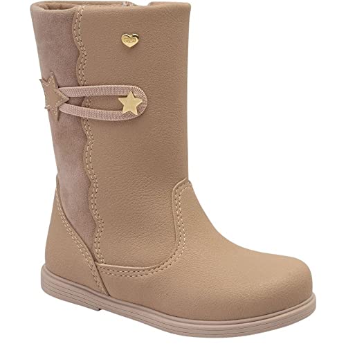 Bota infantil Menina Miss Mini Klin 168056 - Nude New - 27