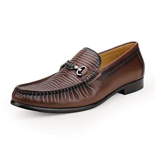 Mens Black Dress Shoes Featuring Hand Finishes, Classic Loafers Leather Slip-on Penny Party Wedding Shoes for Men