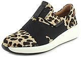 Clarks Women's Un Rio Strap Sneaker, Leopard Print Pony, 6