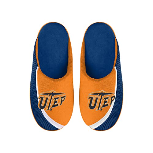Image of FOCO Men's NCAA 2022 Big Logo Color Edge Slipper | Casual Slippers