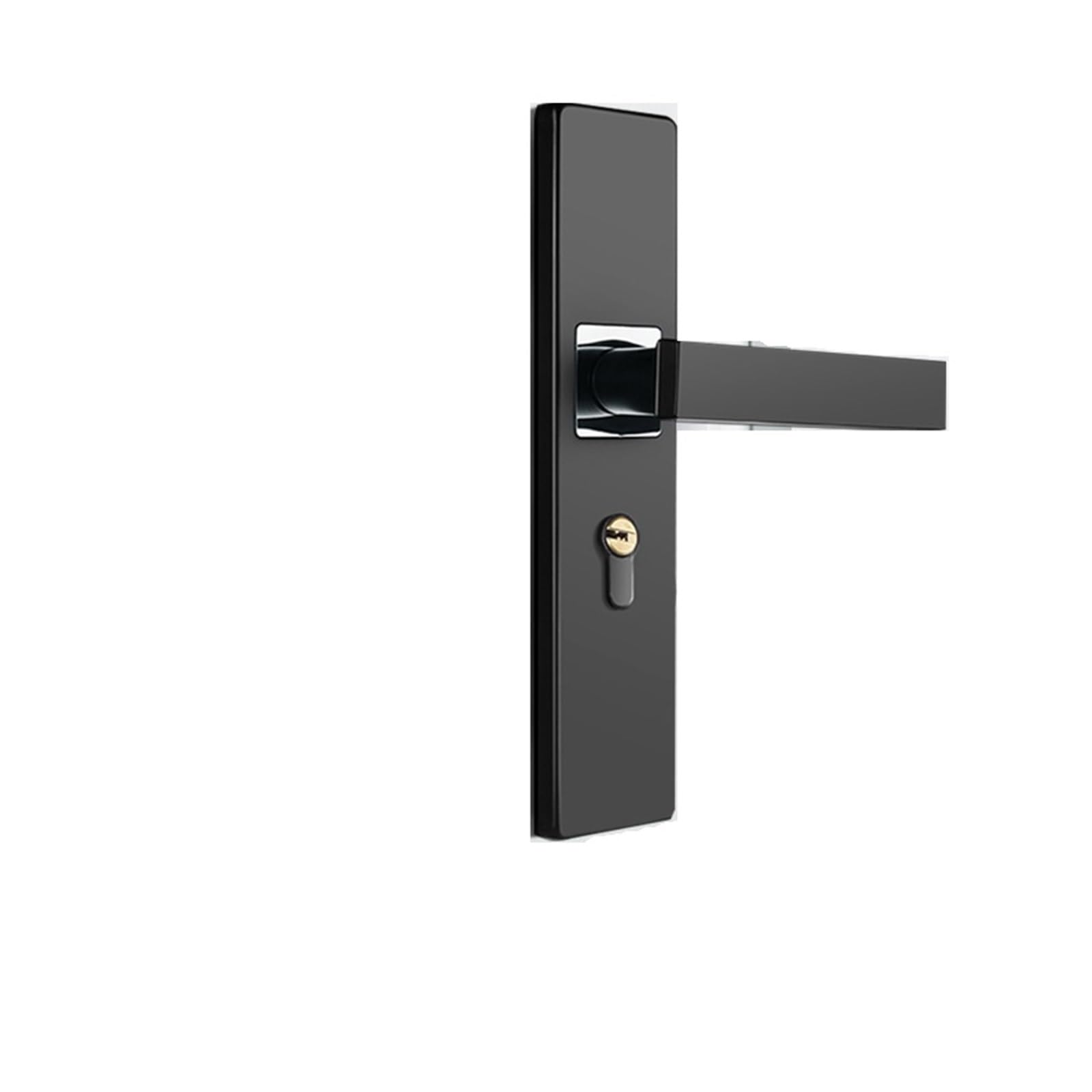 Aepqbgqj One Color Black Silent Mechanical Door Lock Bedroom Project Hardware