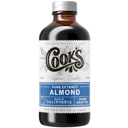 Cook's Pure Almond Extract for Baking & Cooking, Nut-Free, 8 oz