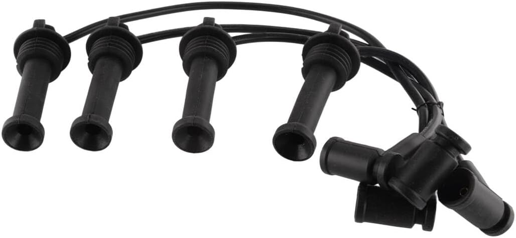 Black Spark Plug Lead Ignition Cable 1335377 Compatible for Ford Fiesta V Focus II Fusion Mondeo IV
