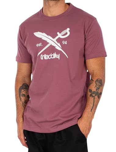 Iriedaily Daily Flag Tee Charcoal Melange t-shirt en coton gris pour homme