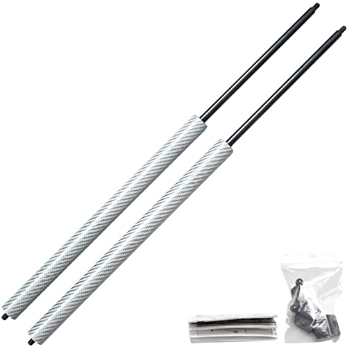 JINGLING Puntoni per cappa A-Class W176 2013 – 2018 ammortizzatore del cofano anteriore, sollevatore, modifica, nessuna perforazione, garanzia di due anni (fibra di carbonio argentata