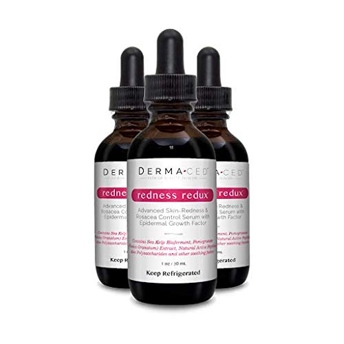 Advanced Facial & Skin Redness Support Serum - EGF, Aloe Vera, Sea Kelp & More - Calming Redness Serum