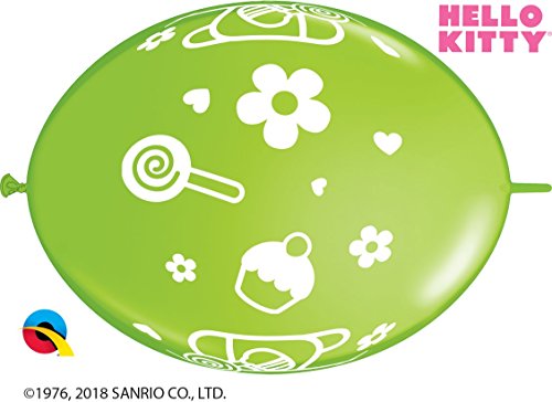 Qualatex Officially Licensed Quicklink Party Banner Balloons, 10-Count, Hello Kitty #TOP2