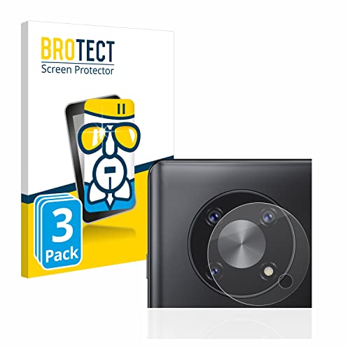 BROTECT 3 Stück Schutzglas für Cubot Max 3 (NUR Kameraschutz) Schutzfolie Panzer Folie Glas Bildschirmschutz Made in Germany [ 9H, Anti-Fingerprint]