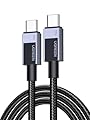 UGREEN 100W Cavo USB C PD 3.0, Cable Type C Ricarica Rapida 20V 5A Lega di Alluminio, Compatibile con MacBook, iPad Air, ASUS, iPhone 17 Pro Max Air/16/15, Galaxy S25/S24, Pixel 10/9. 1M