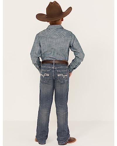 Cody James Boys' Stone Cold Wash Slim Boot Stretch Jeans - Cbsu22j14-Big3