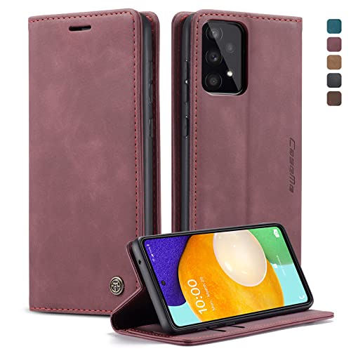 Lhyxuuk Capa para Galaxy A53 5G, capa carteira elegante Samsung A53 5G, capa flip fólio com suporte