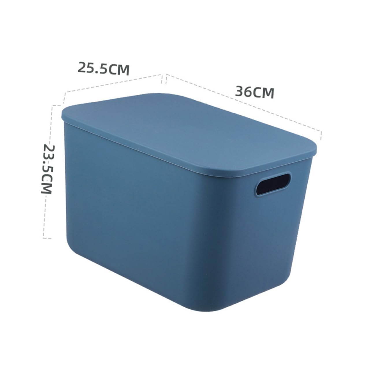 ERINGOGO Contenitori Impilabili con Coperchio per Stoccaggio Plastica PP Organizer Rettangolare per Cosmetici Abbigliamento e Giocattoli per Armadio e Camera