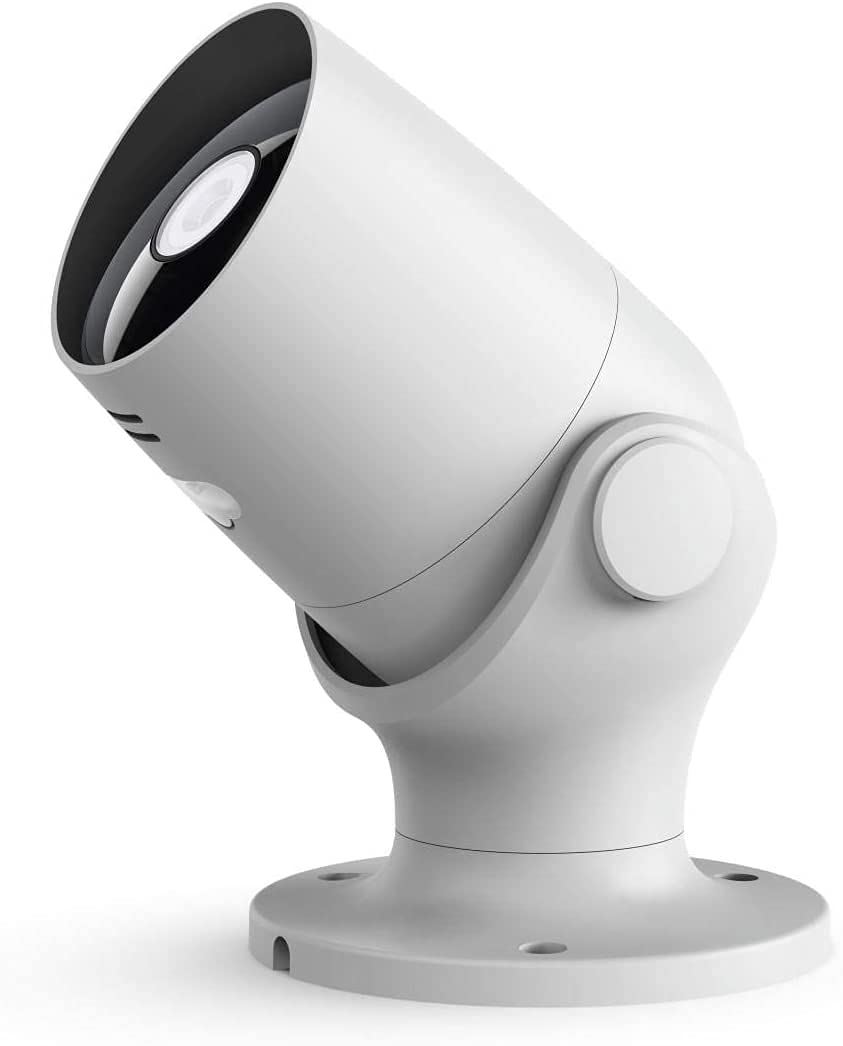 Hama Überwachungskamera WLAN (WLAN Kamera f. außen, Outdoor-Kamera mit Sprach- u. App-Steuerung, wetterfeste Außenkamera mit Bewegungsmelder, Nachtsicht, 2-Wege-Audio, Aufzeichnung, 1080p) weiß