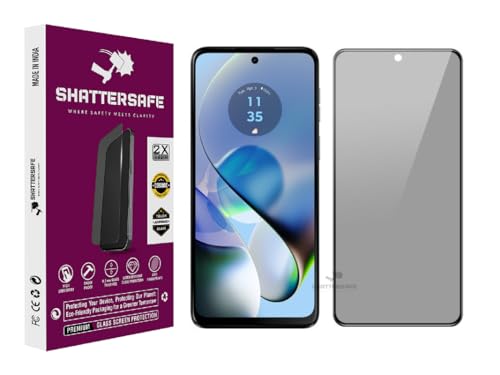 Image of Anti-Spy Privacy Tempered Glass Compatible For Motorola G64 [Pack of 1]. 9H Hardness, Anti-Scratch, Edge-to-Edge Protection With Easy Installation Kit & Case Friendly Fit.