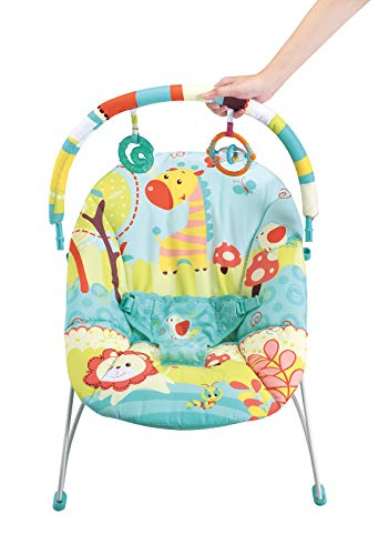 Cadeira De Descanso Musical Leão/Girafa, Mastela, Azul, Médio