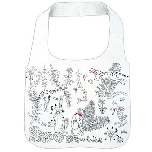 Sac à broder Freestyle cabas lin loisirs créatifs