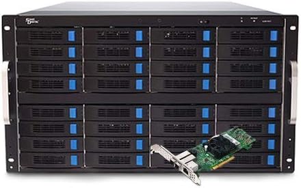 Sans Digital EliteSTOR ES632X12HP - 6U 24 Bay 12G SAS/SATA to 12G Expander with 12G PCIe 3.0 RAID 6 Controller