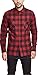Produktbild Urban Classics Herren Checked Flanell Shirt TB297, Mehrfarbig (Blk/Burgundy), XL EU