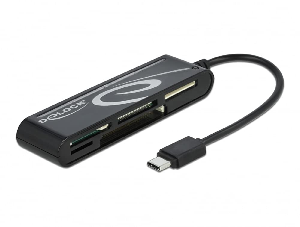 Lecteur de Cartes USB 2.0 C Delock multi-emplacements pour PC - 4