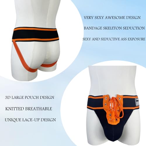JOCKMAIL 2PCS/Pack Mens Briefs Jock Strap Athletic Supporter Wide Belt Comfortable Men Thongs Briefs for Gym Sport2