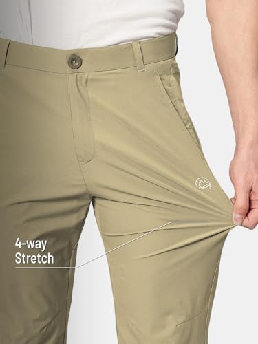 Image of Reccy Men's Trekking Hiking Camping Regular Fit Nomadic Lite Pants - Ultralight, Water Resistant, Highly Breathable