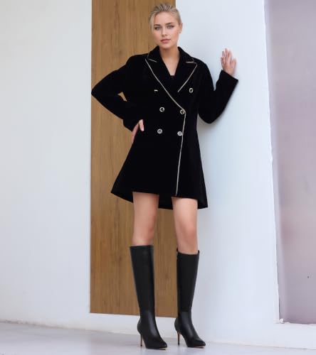 Image of JOY IN LOVE Knee High Boots for Women Chunky Heel Tall Boots