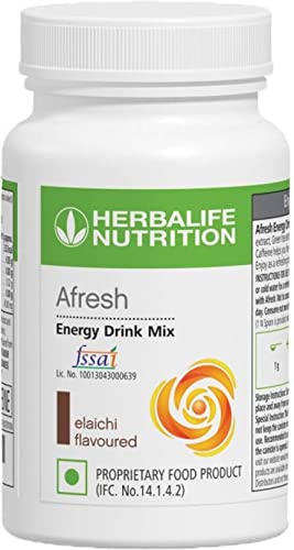 Herbalife Nutrition Afresh Energy Drink Mix (Ginger Tulsi And Elaichi) Flavored Energy Drink (3x50 g, Ginger, Tulsi, Elaichi Flavored) 2