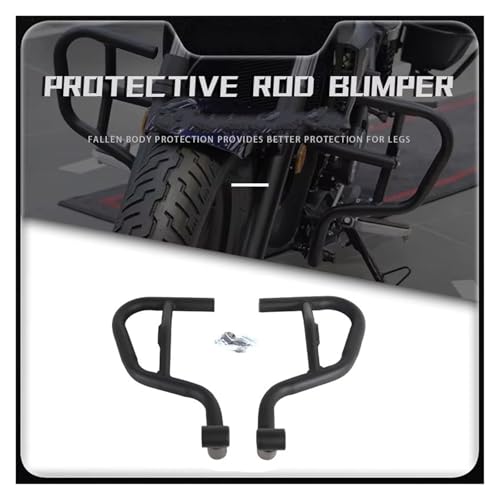 Protection cadre moto Haojue TR300 avec crash bar de pare-chocs moteur - 2
