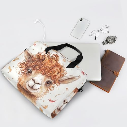 Maletín para portátil Cute Llama 13 a 15.6 pulgadas miniatura 7
