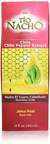Tio Nacho Chile Shampoo 14 oz with Royal Jelly Ginseng Aloe Vera Wheat Jojoba