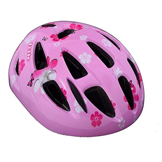 Sangkoo Filles Jolies Fleurs Roses Enfants vélo Skate BMX Crash Casque 55-59cm