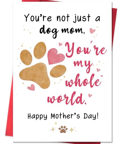 Beixian Happy Mother's Day Card for Dog Moms