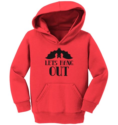 Tcombo Lets Hang Out - Bat Vampire Toddler/Youth Fleece Hoodie2