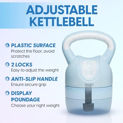 Unlock Your Strength: The Best Yes4All Adjustable Kettlebell Set for Versatile Workouts