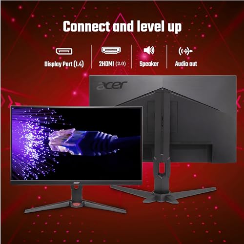 Image of acer Nitro XV272U X1 27 Inch WQHD (2560x1440) IPS Gaming Monitor | 200Hz Refresh Rate | 0.5ms GTG | AMD FreeSync Premium | HDR400 | 2xHDMI, DP | ErgoStand | 2Wx2 Stereo Speakers | DCI-P3 90% | Black