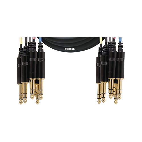 CORDIAL Cable multipar 8 jack/jack stereo 3 m Cable AUDIO multipar