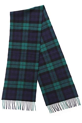 Biddy Murphy Plaid Wool Scarf 100% Lambswool Scarf 12