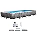 Intex 32ft X 16ft X 52in Ultra Frame Rectangular Pool Set with Sand Filter Pump, Ladder, Ground Cloth and Pool Cover