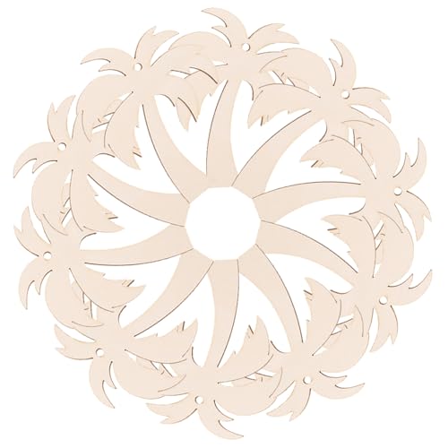 Housoutil 20piezas Recortes Madera Natural Forma Para Decoraciones Diy Hogar Jardín Manualidades Seguro Duradero