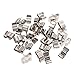 FUNOMOCYA 1 Set 30pcs Wire Clip Fixing Fixture Cord Clips Cable Clamp Photovoltaic Cable Clips Cell Phone Armbands Cable Wire Clips Stainless Steel Electric Wire Finishing Line