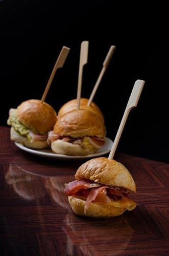 Gmark Bamboo Paddle Skewers 12" 100Pc/Bag, Kabob Skewers, Bbq Skewers For Outdoor Grilling Gm1075 #TOP5