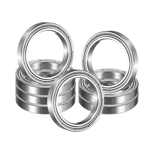 Rodamientos 6704ZZ de 20x27x4 mm en acero cromado pack de 8 unidades