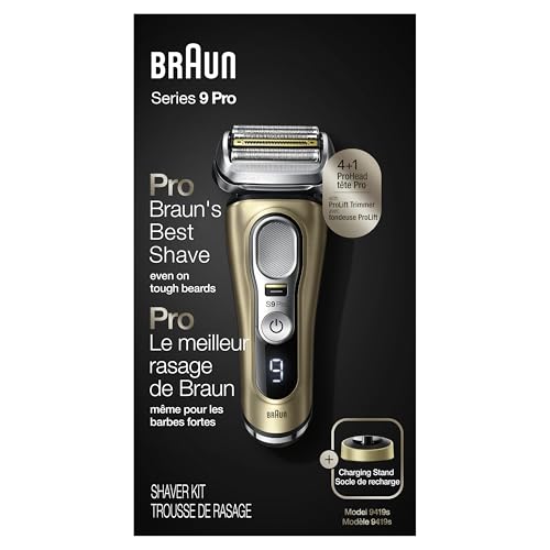 Braun Series 9 Pro 9419s Electric Shaver for Men, Wet & Dry Razor, Shaving Kit with 4+1 Head with ProLift Trimmer - image 9