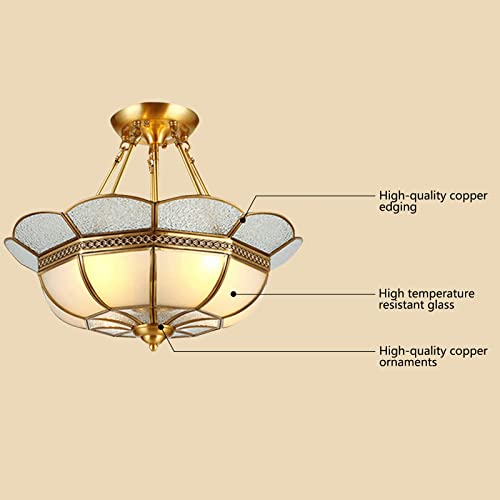 Flhonudi 23 Inch Tiffany Pendant Light Fixture 6-Light Inverted Ceiling Light Vintage Chandeliers Light Stained Glass Ceiling Lamp Fixture For Living Room Stairway Foyer Entryway #TOP4